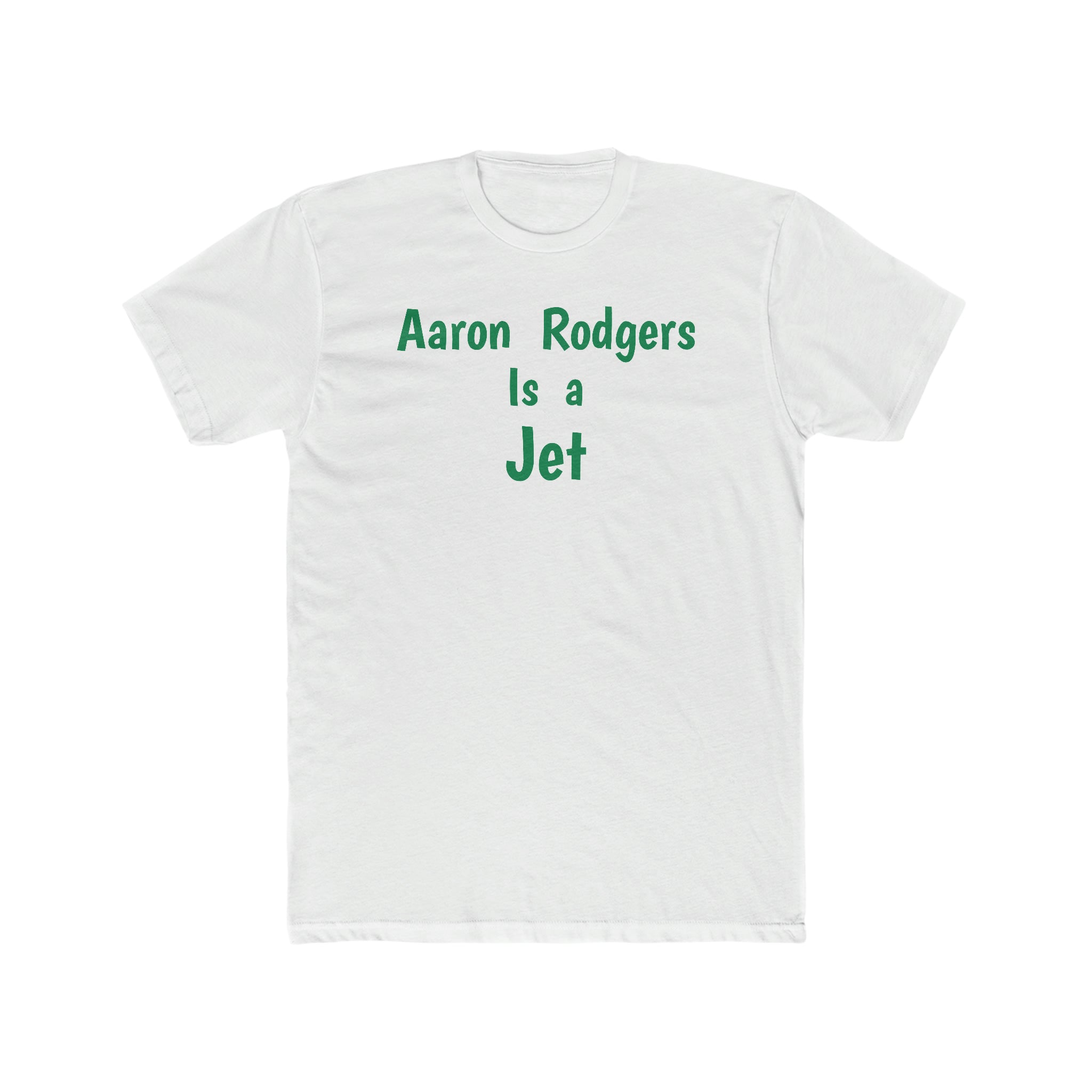 Men's Nike Aaron Rodgers White New York Jets Player Name & Number T-Shirt