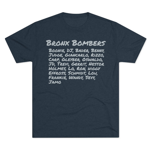 Bronx Bombers Roster Shirt - IsGoodBrand
