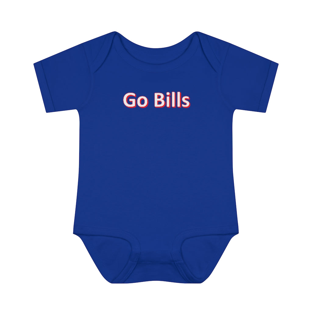 Go Bills Baby Rib Bodysuit - IsGoodBrand