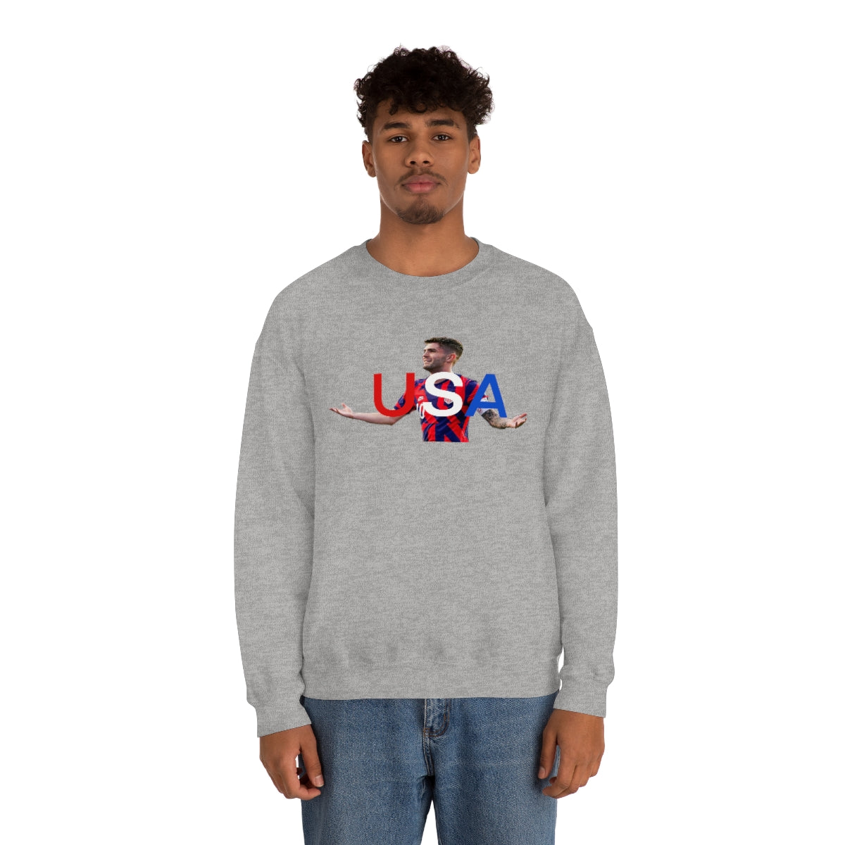 Pulisic USA Soccer Crewneck Sweatshirt - IsGoodBrand