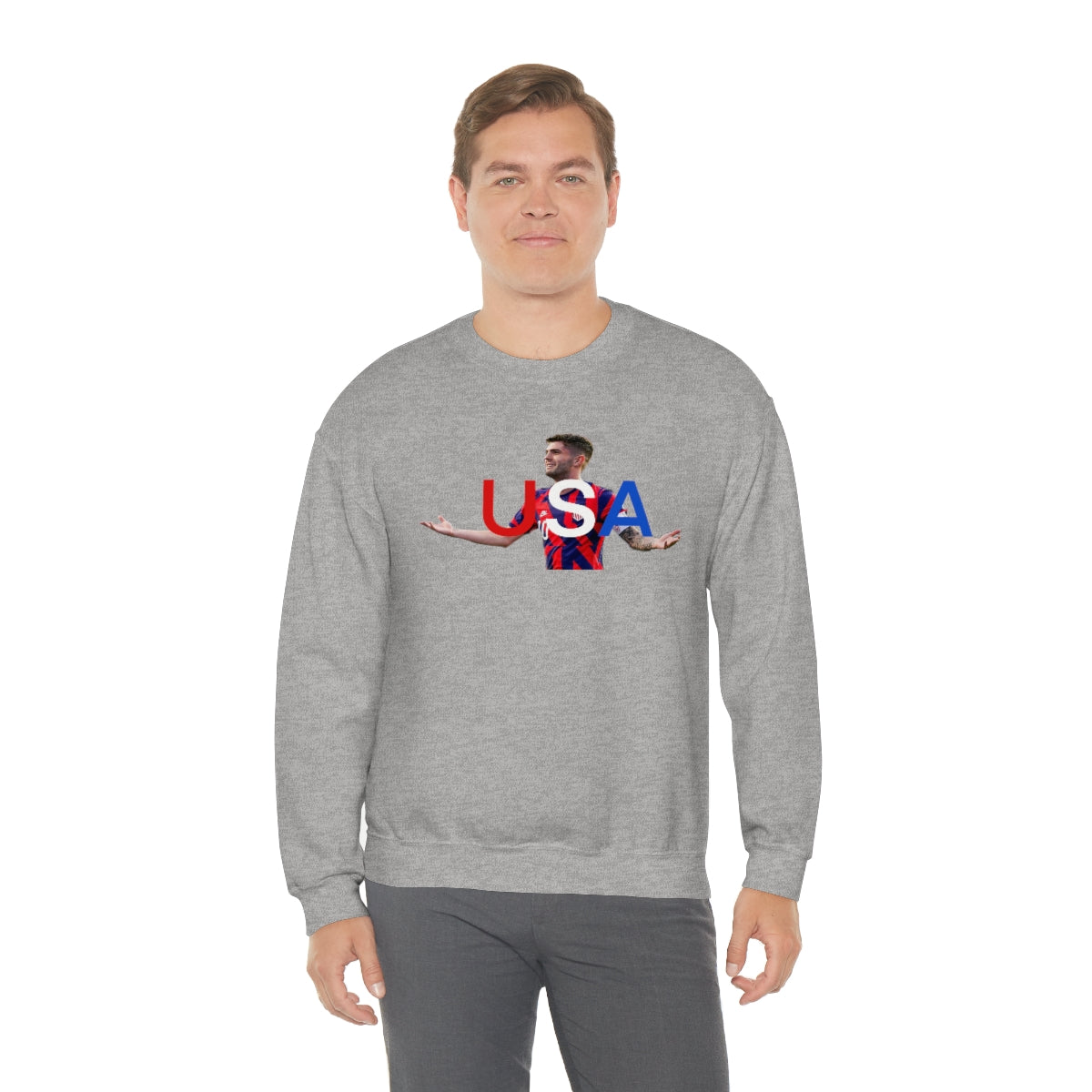 Pulisic USA Soccer Crewneck Sweatshirt - IsGoodBrand