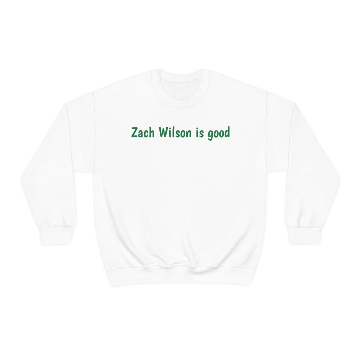 Zach Wilson is good Crewneck Sweatshirt - IsGoodBrand