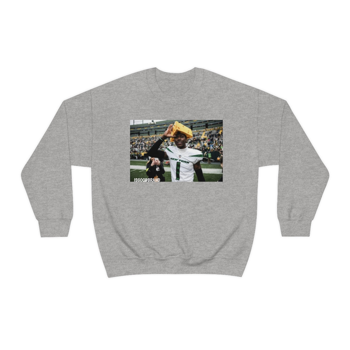 Sauce Gardner Cheesehead Heavy Blend™ Crewneck Sweatshirt - IsGoodBrand