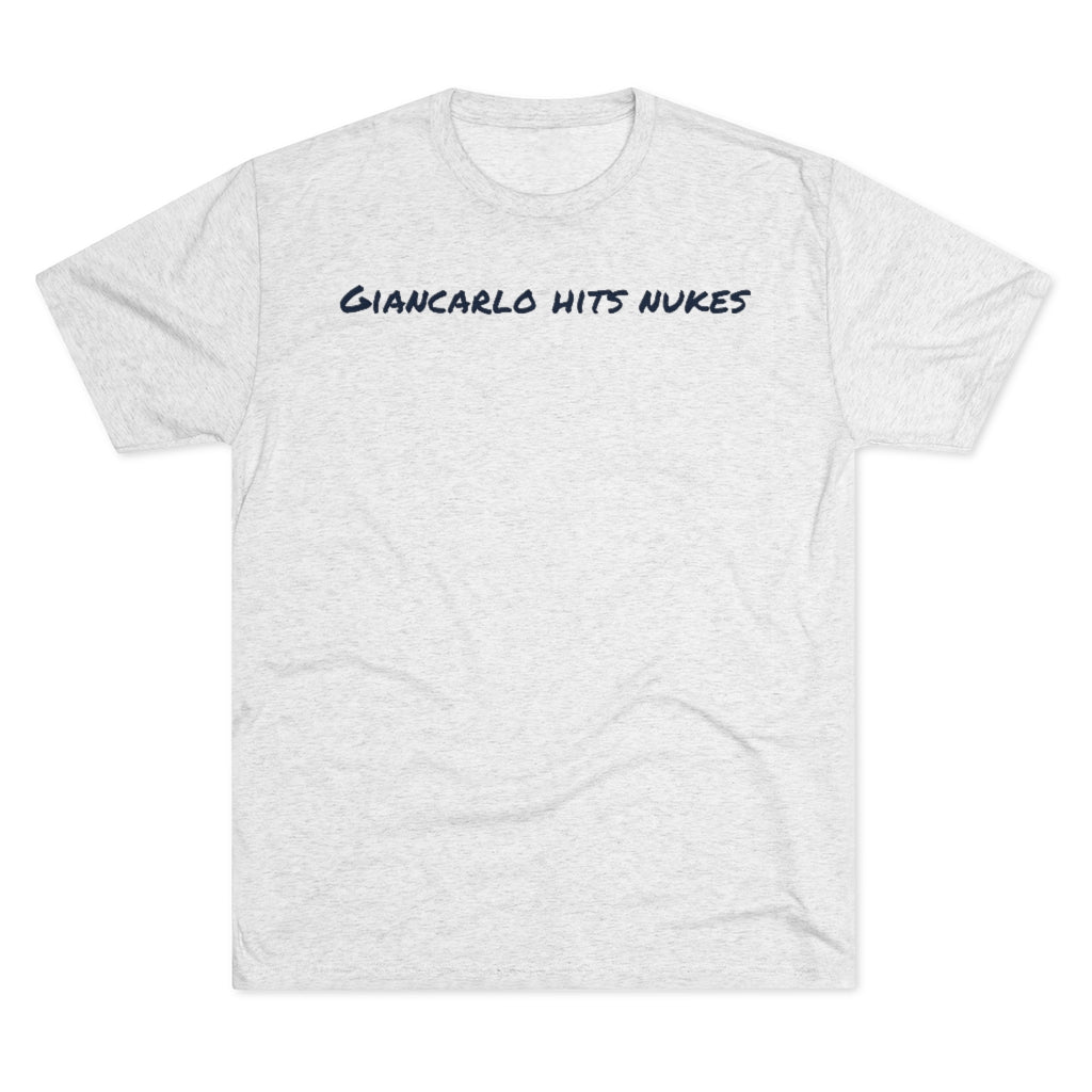 Giancarlo hits nukes T-Shirt - IsGoodBrand