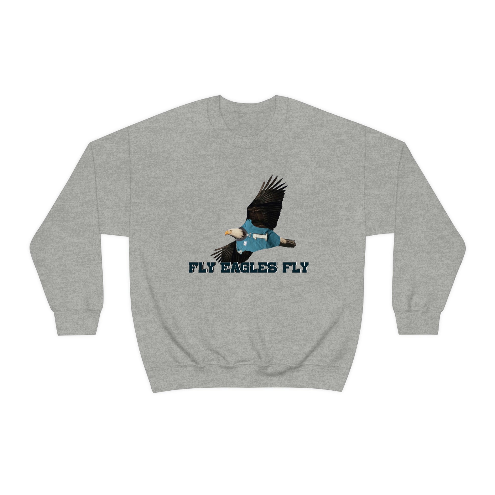 Eagle Wearing Jalen Hurts Jersey Crewneck Sweatshirt - IsGoodBrand