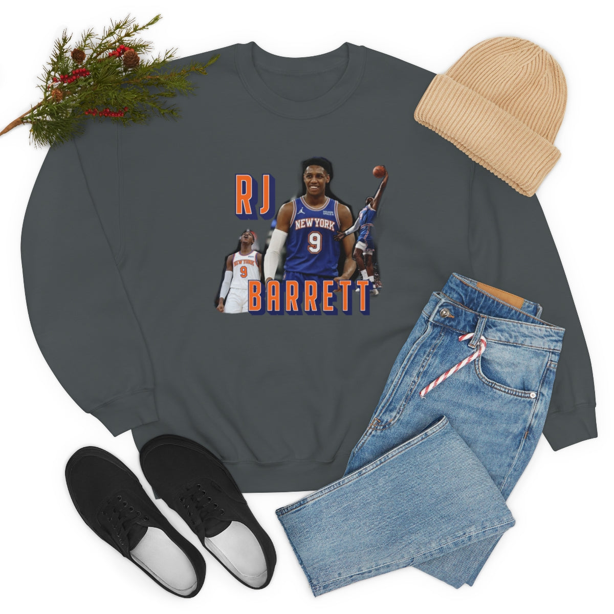 RJ Barrett Vintage Crewneck Sweatshirt - IsGoodBrand