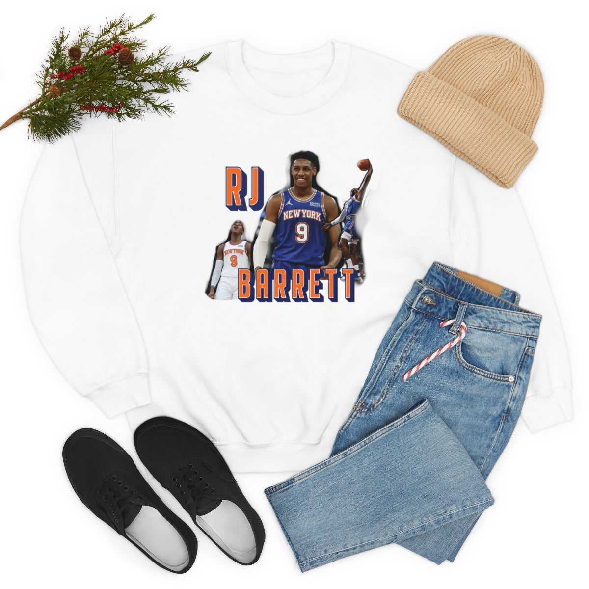 RJ Barrett Vintage Crewneck Sweatshirt - IsGoodBrand