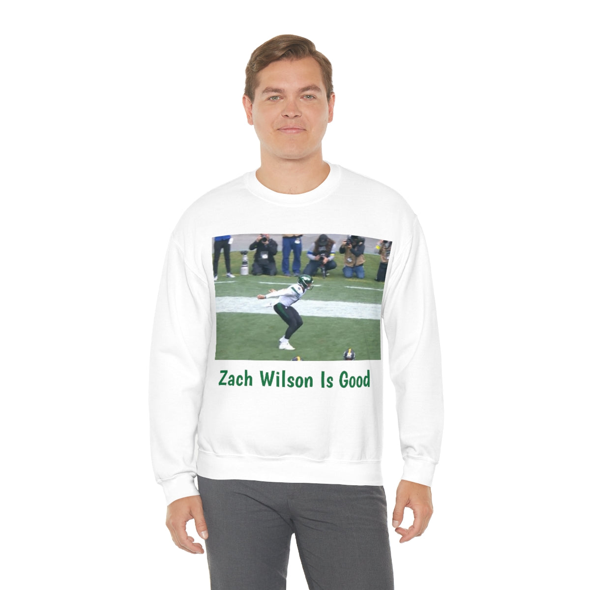 Zach Wilson Griddy Unisex Heavy Blend™ Crewneck Sweatshirt - IsGoodBrand