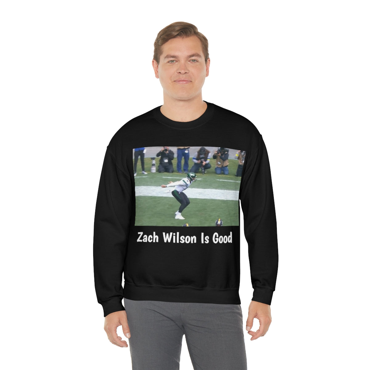 Zach Wilson Griddy Unisex Heavy Blend™ Crewneck Sweatshirt - IsGoodBrand