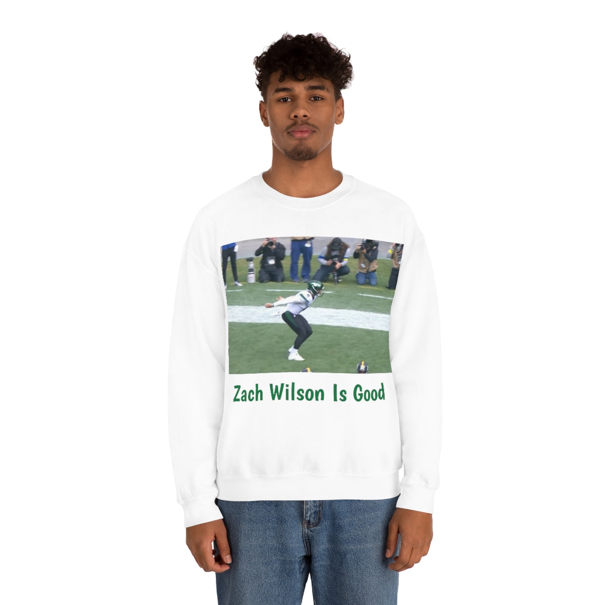 Zach Wilson Griddy Unisex Heavy Blend™ Crewneck Sweatshirt - IsGoodBrand