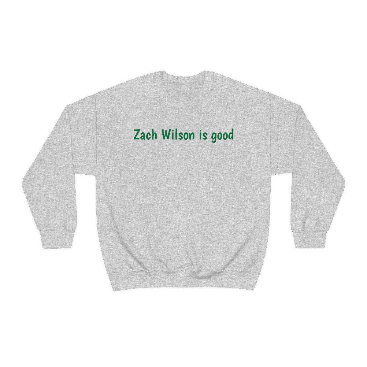 Zach Wilson is good Crewneck Sweatshirt - IsGoodBrand