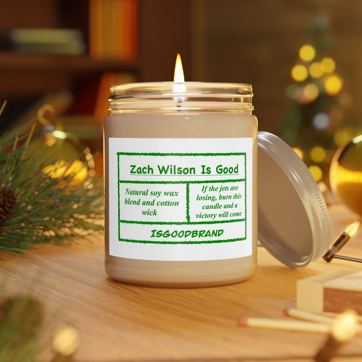 Zach Wilson Is Good Scented Candles, 9oz - IsGoodBrand