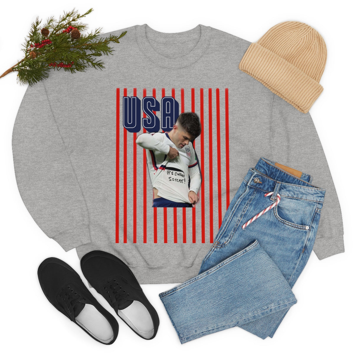 Christian Pulisic It’s Called Soccer Crewneck Sweatshirt - IsGoodBrand