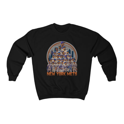 NY Mets Post Season Unisex Heavy Blend™ Crewneck Sweatshirt - IsGoodBrand