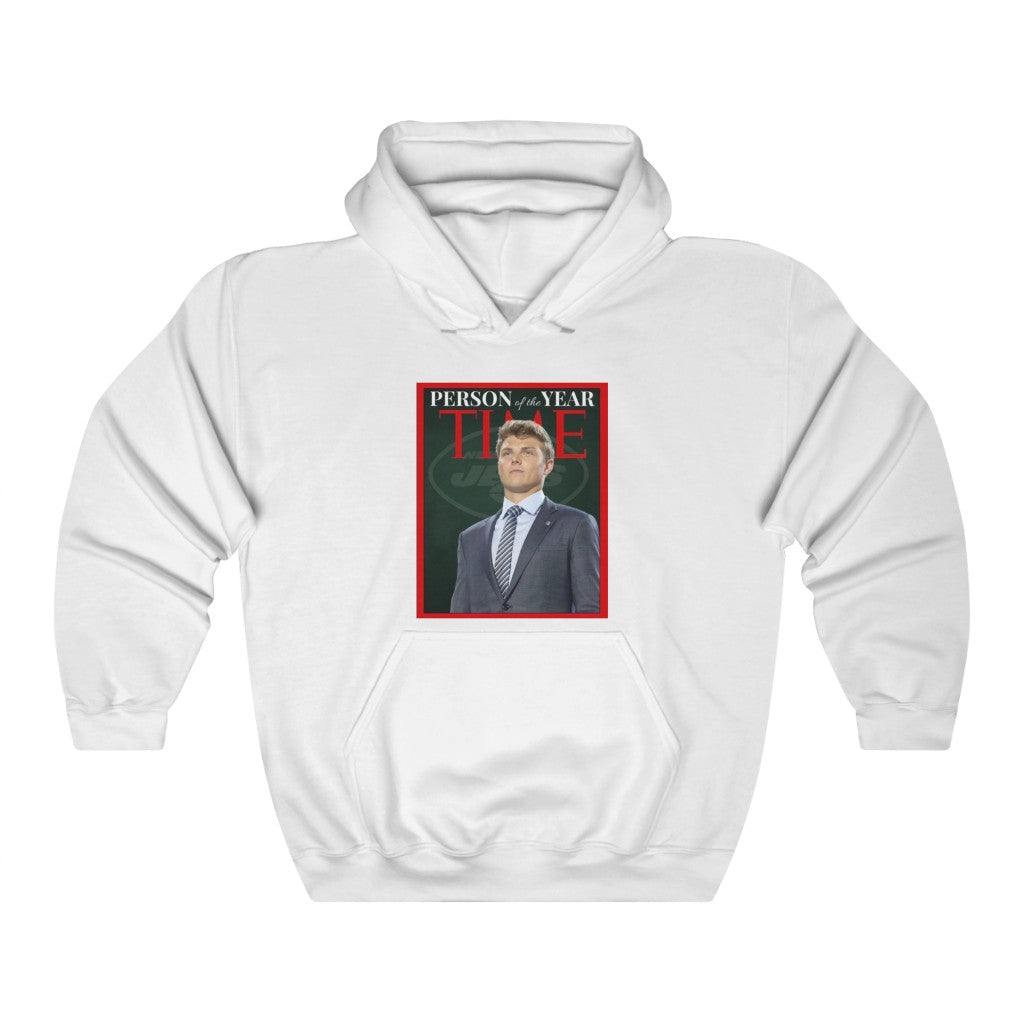 Zach Wilson Time Person of the Year Unisex Heavy Blend™ Hooded Sweatshirt - IsGoodBrand