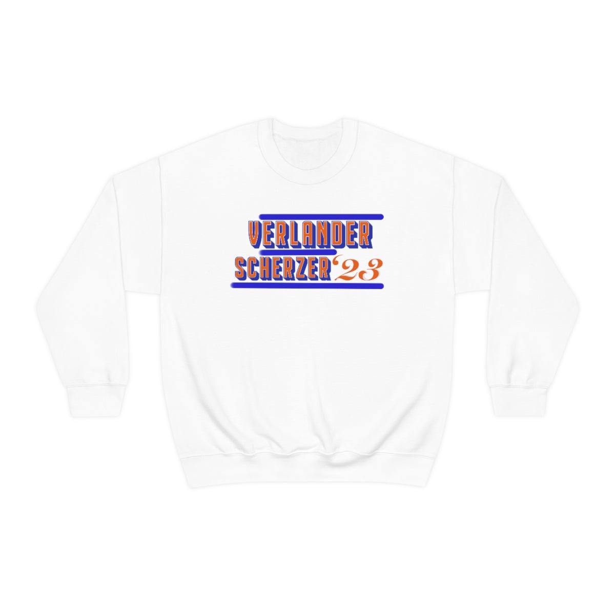 Mets Scherzer Verlander ‘23 Crewneck Sweatshirt - IsGoodBrand