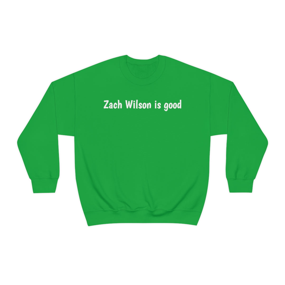 Zach Wilson is good Crewneck Sweatshirt - IsGoodBrand