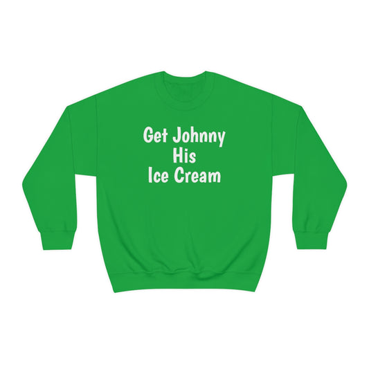 Get Johnny His Ice Cream Unisex Heavy Blend™ Crewneck Sweatshirt - IsGoodBrand