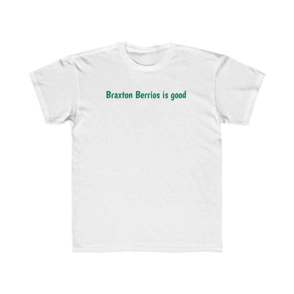 Braxton Berrios is good Kids Regular Fit Tee - IsGoodBrand