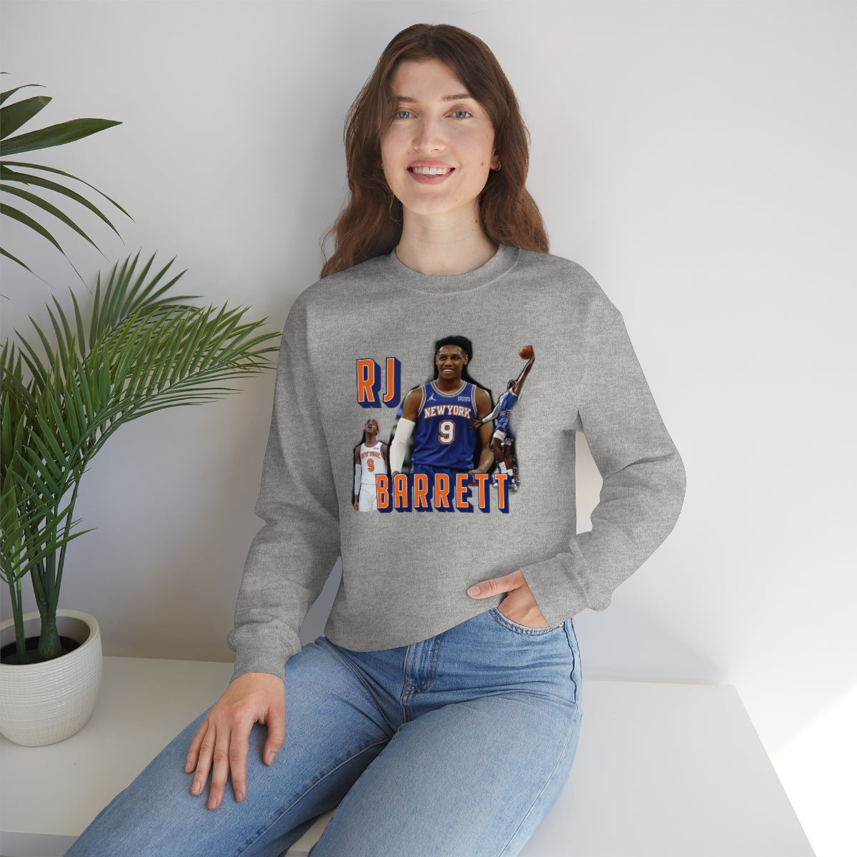 RJ Barrett Vintage Crewneck Sweatshirt - IsGoodBrand