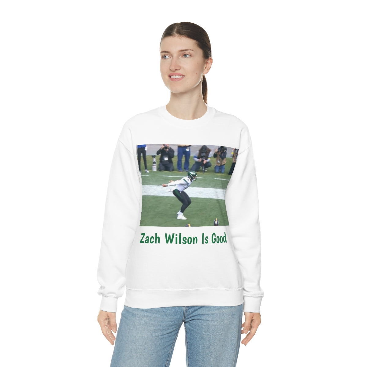 Zach Wilson Griddy Unisex Heavy Blend™ Crewneck Sweatshirt - IsGoodBrand