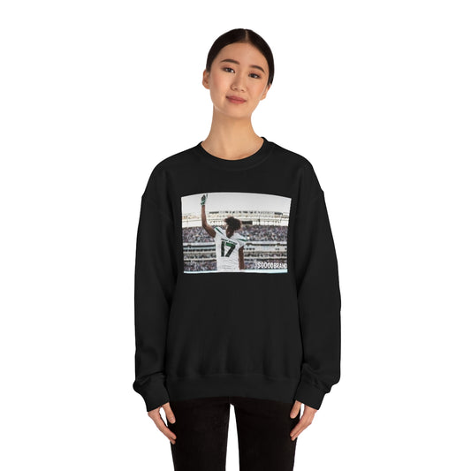 Garrett Wilson Hand Up Heavy Blend™ Crewneck Sweatshirt - IsGoodBrand