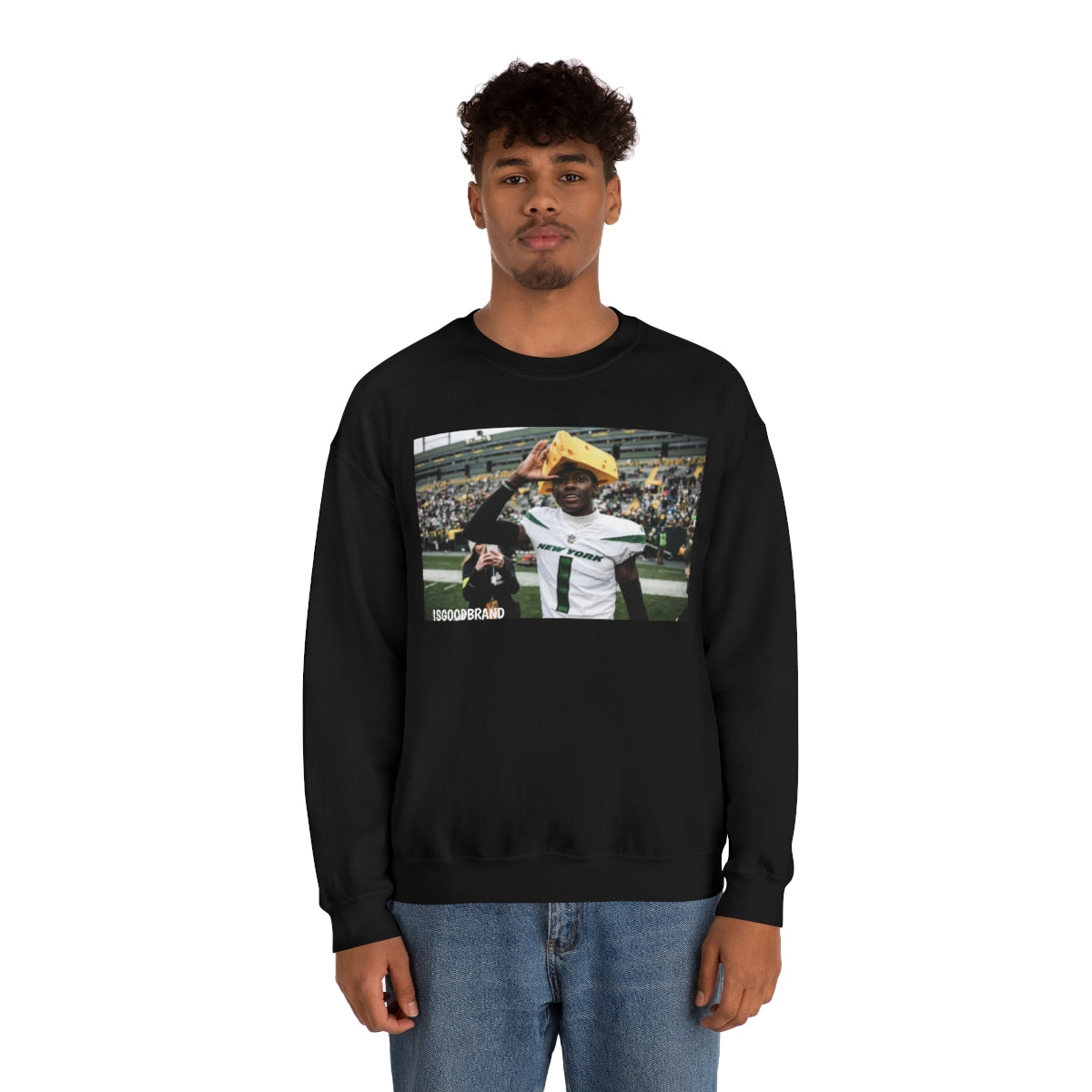 Sauce Gardner Cheesehead Heavy Blend™ Crewneck Sweatshirt - IsGoodBrand