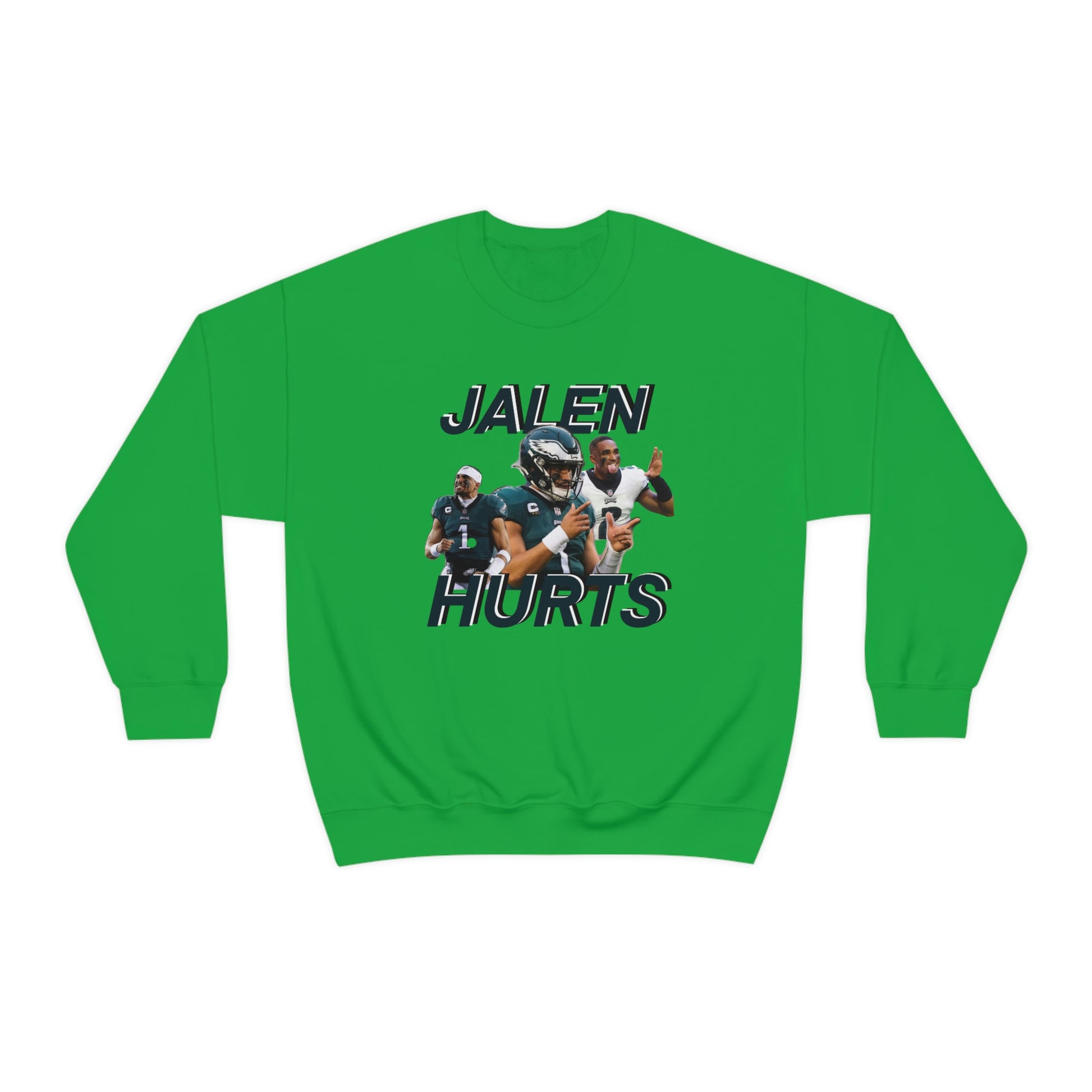 Eagles Jalen Hurts Vintage Crewneck Sweatshirt - IsGoodBrand