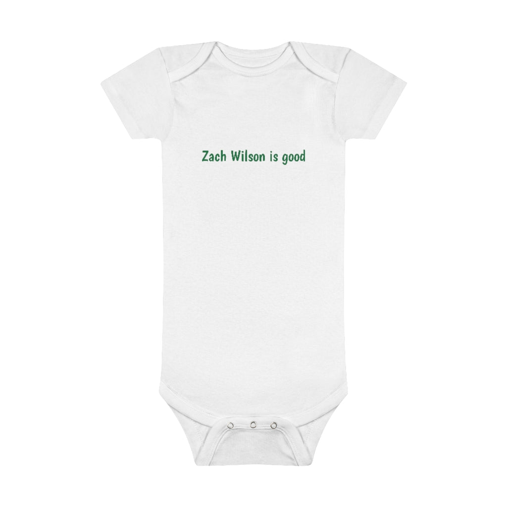 Zach Wilson is good Baby Short Sleeve Onesie® - IsGoodBrand