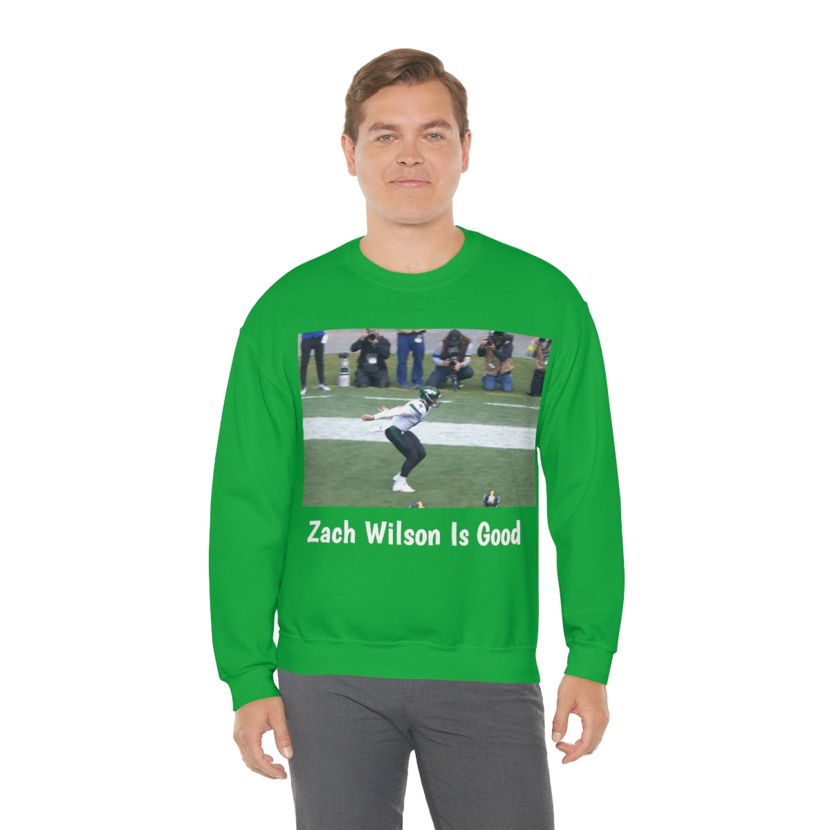 Zach Wilson Griddy Unisex Heavy Blend™ Crewneck Sweatshirt - IsGoodBrand