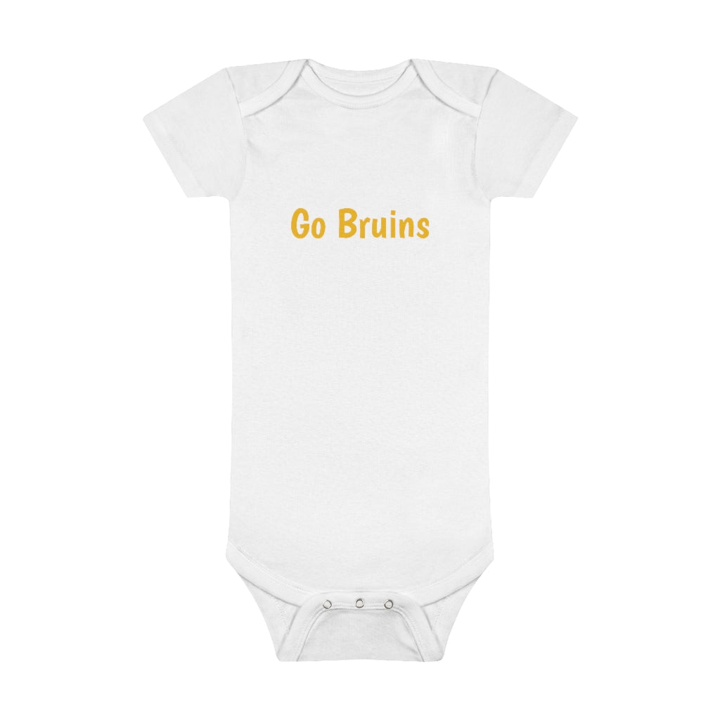 Go Bruins Baby Short Sleeve Onesie® - IsGoodBrand
