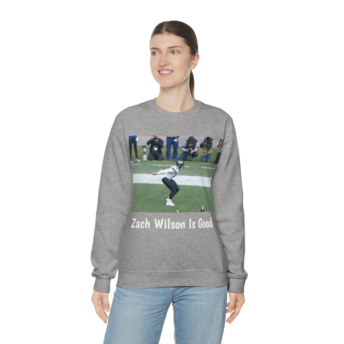 Zach Wilson Griddy Unisex Heavy Blend™ Crewneck Sweatshirt - IsGoodBrand