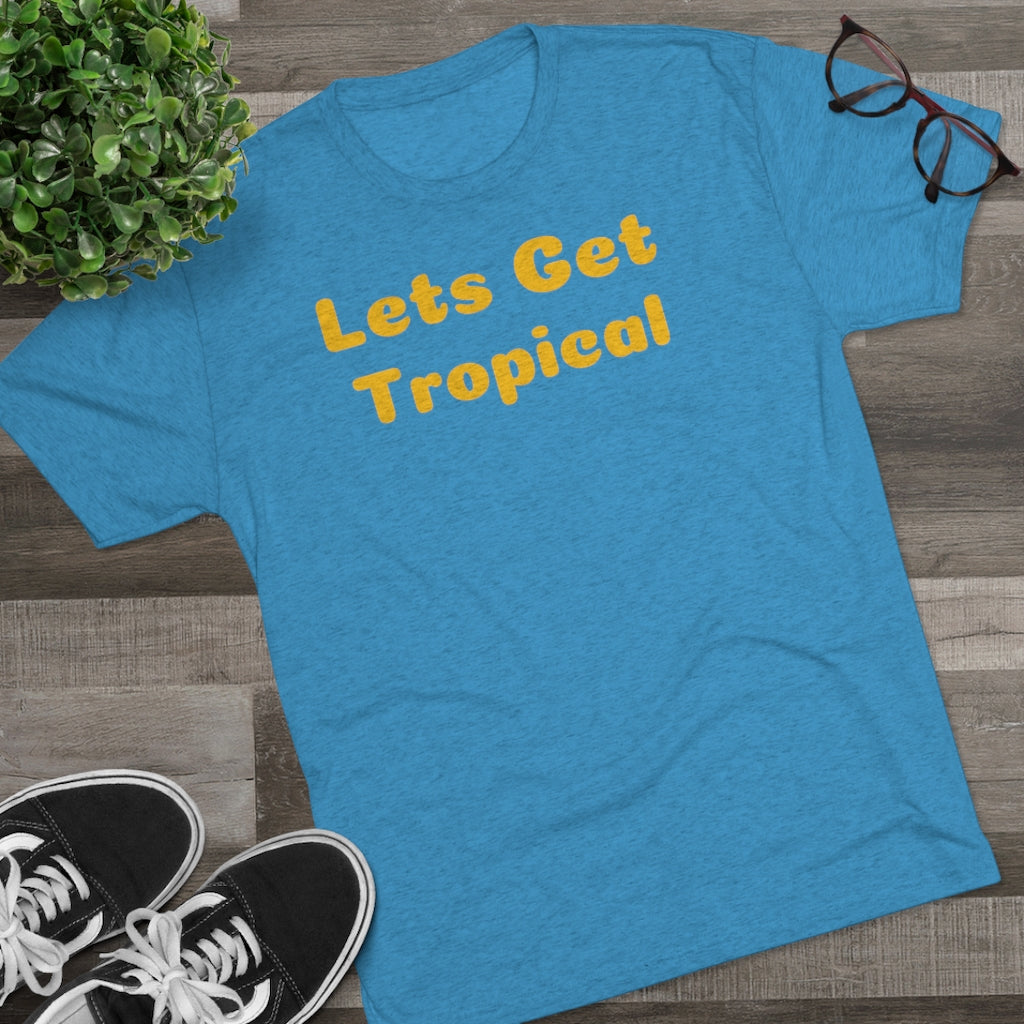 Lets Get Tropical Crew Tee - IsGoodBrand