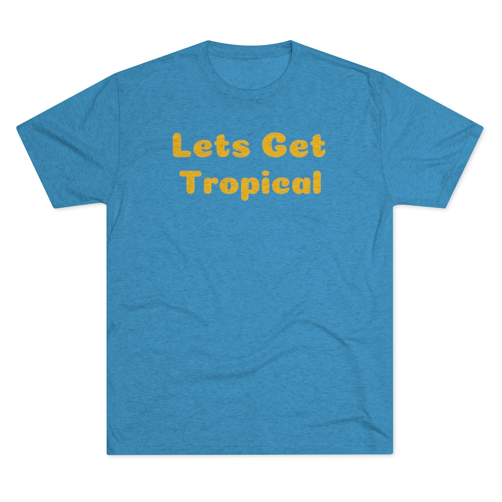 Lets Get Tropical Crew Tee - IsGoodBrand