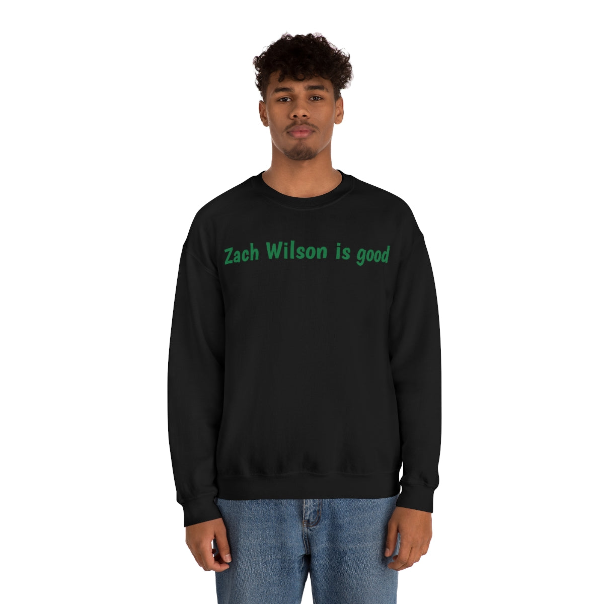 Zach Wilson is good Crewneck Sweatshirt - IsGoodBrand